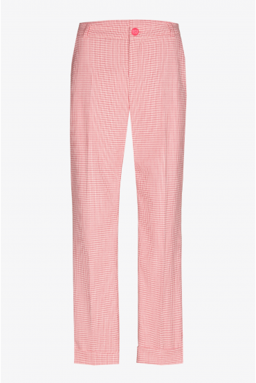 Checked trousers