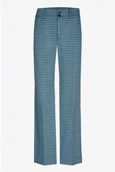 Pantalon motif pied de poule online