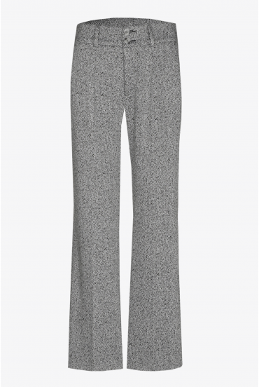 Broek met hoge tailleband