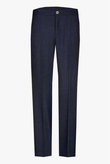 Trousers with chevron print