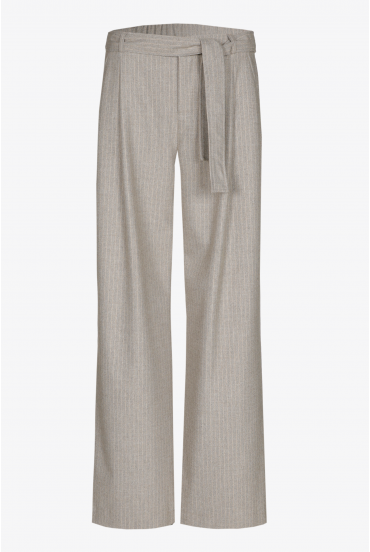 Zachte broek met wijde pijpen