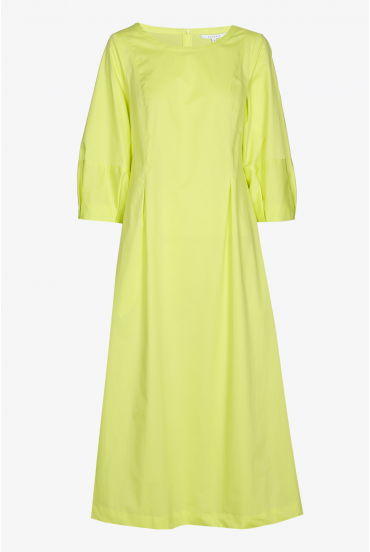 Baumwollkleid mit Faltendetail