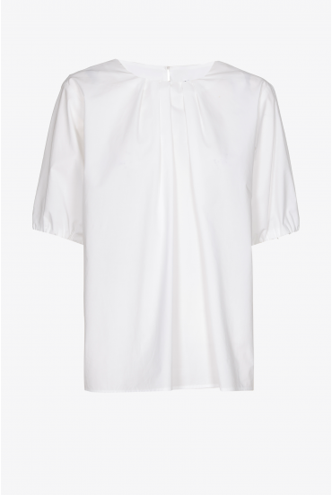 Blouse avec plis asymétriques