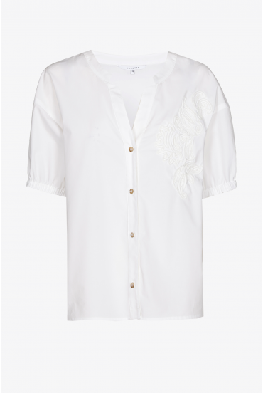 Blouse brodée