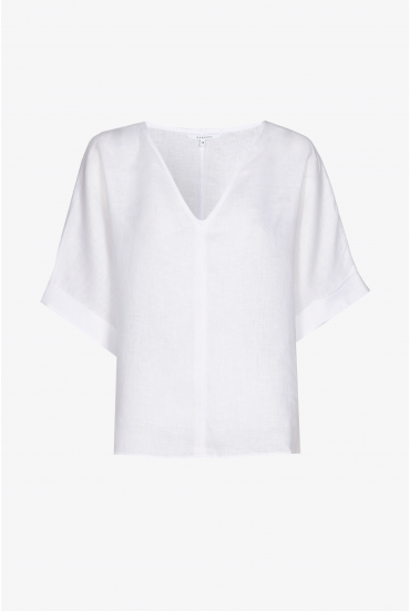 Blouse in zomers linnen