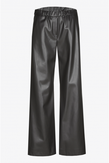Faux leather broek