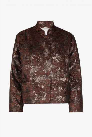 Bomberjacke mit Jacquardmuster