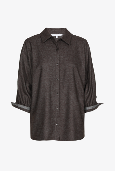 Flanellen blouse 
