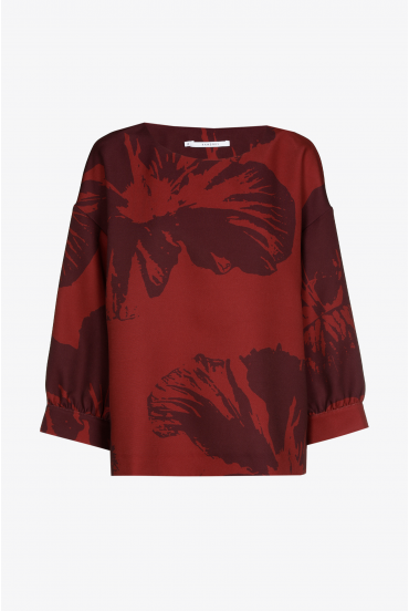 Blouse met pop-art bloemmotief