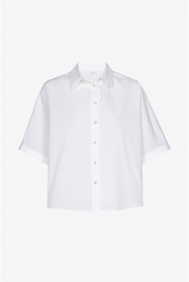 Blouse in bio-katoen