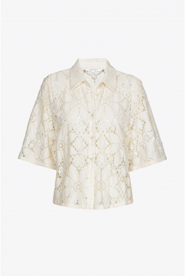 Blouse en broderie anglaise