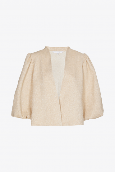 Veste courte en jacquard