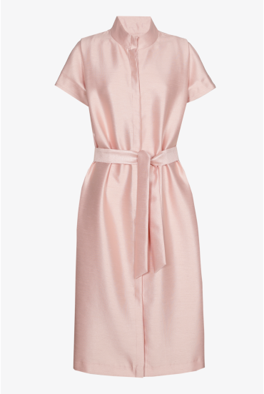 Jurk met luxe zijden look