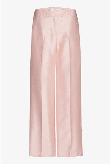 Broek met luxe zijden look