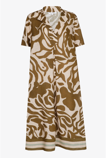 Dress with organic pattern