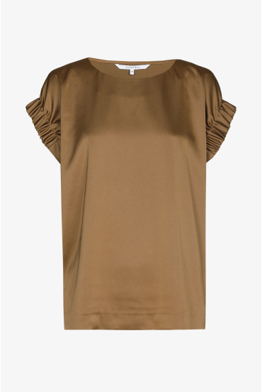 Satijnen blouse dames 