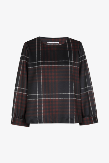 Blouse met ruiten