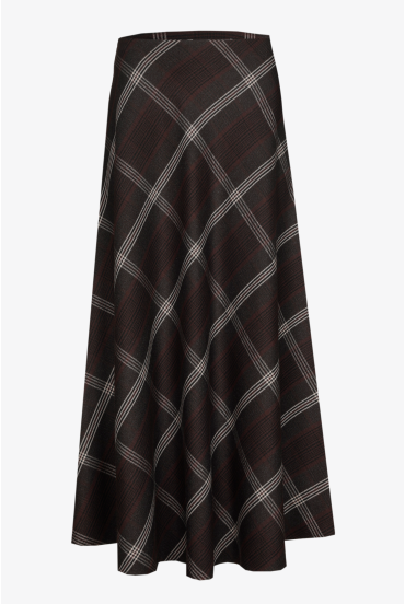Geruite rok in flanel