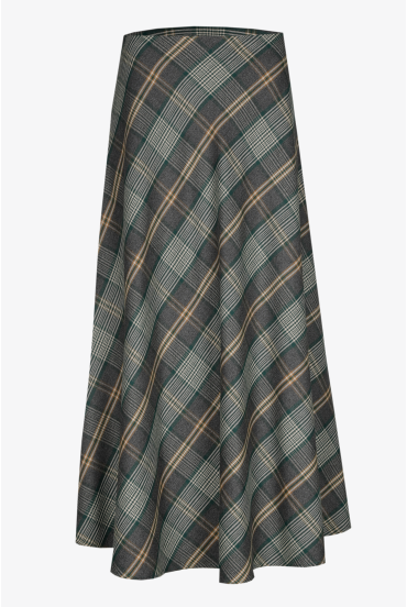 Karierter Rock aus Flanell