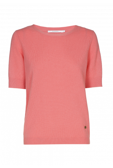 Short sleeved cashmere jumper
