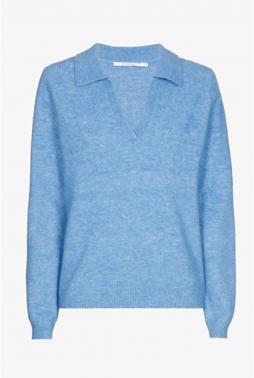 Poloshirt aus Alpaka-Mix