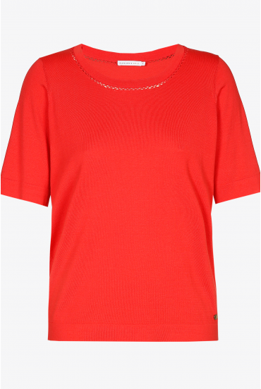 Short-sleeved jumper