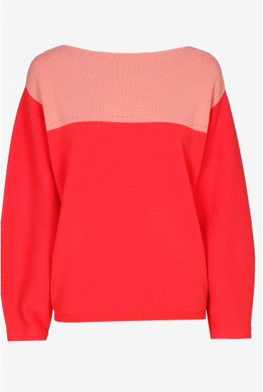 Jumper with oversized fit