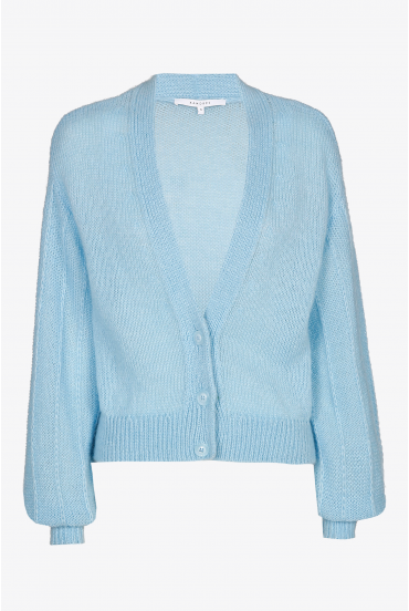 Short oversized gilet