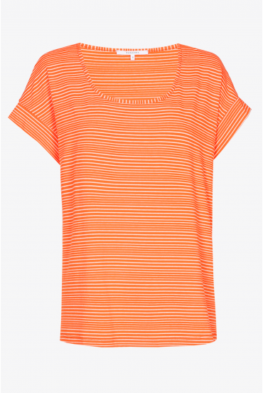 Neon T-shirt with stripes