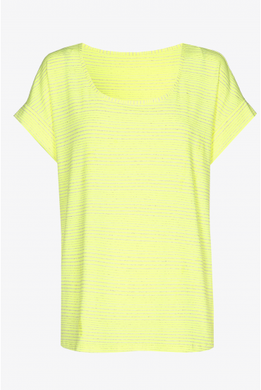 Neon T-shirt with stripes