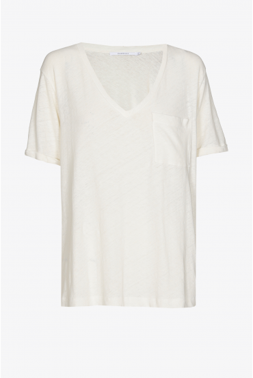 T-shirt basique à encolure en V