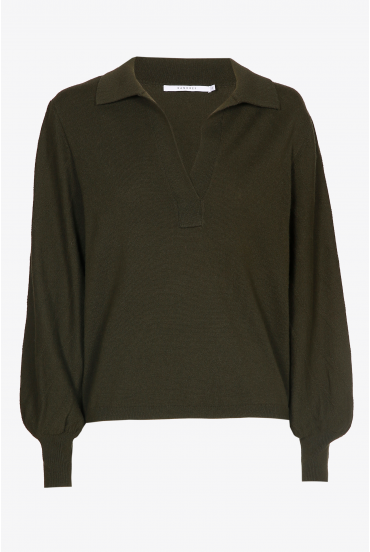 Pull à col polo