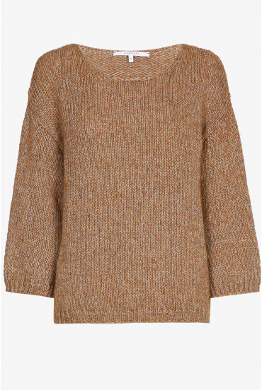 Strickpullover mit Lurex