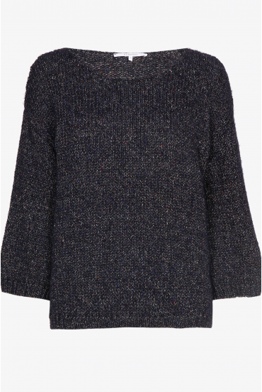 Strickpullover mit Lurex