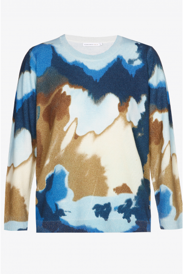 Pull en laine avec motif