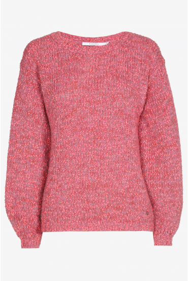 Strickpullover mit Bommel