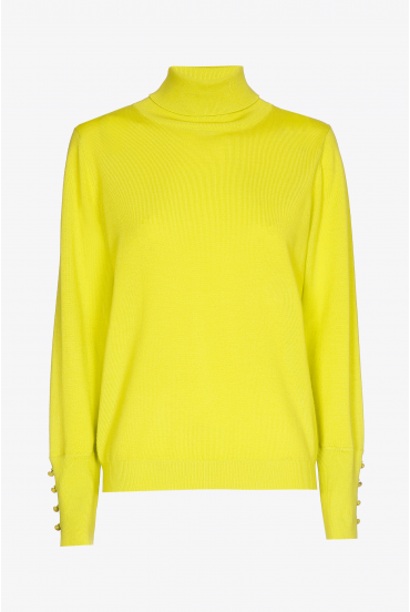 Pullover aus Merinowolle mit Kragen