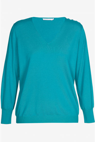Feinstrick-Pullover aus Merinowolle