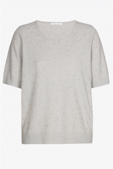 Wollpullover mit Punkten