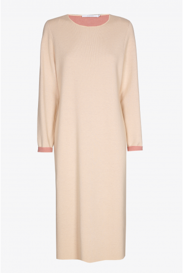 Robe midi double face