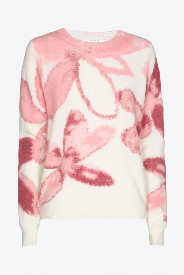 Pullover mit Blumenmuster