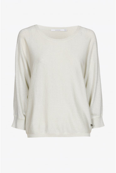 Pull fluide en lurex