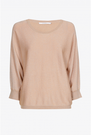 Pull fluide en lurex