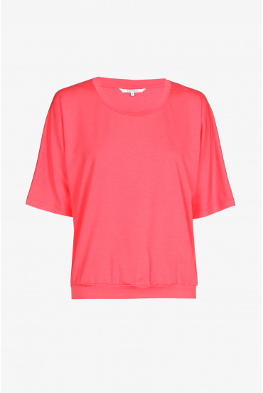 T-shirt met los volume