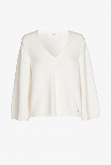 Petit pull tricoté en coton 
