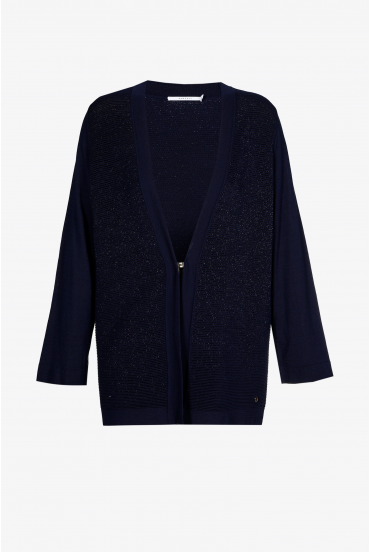 Gilet fluide en soie