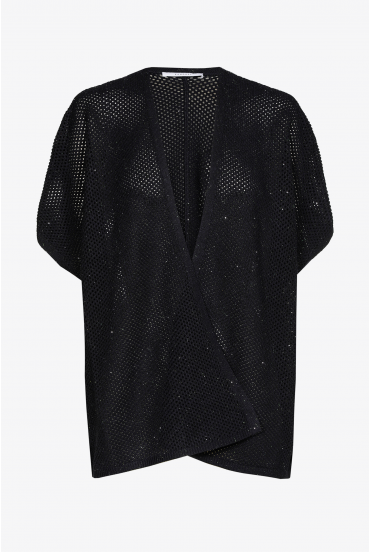 Gilet met ajoursteek