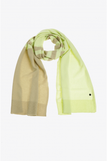 Gestreepte sjaal van cashmere