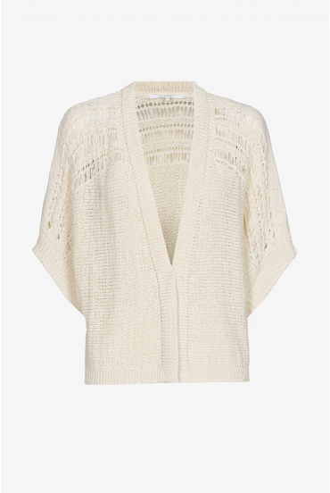 Gilet en maille ajourée
