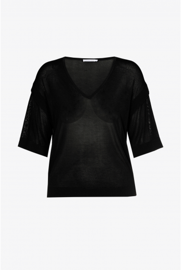 Petit pull multicouche à manches courtes
